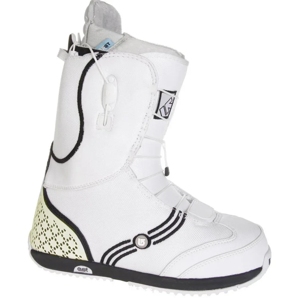 NEW Burton Axel Womens Snowboard Boots!  White  Size 5 or 5.5 Euro 35 or 36